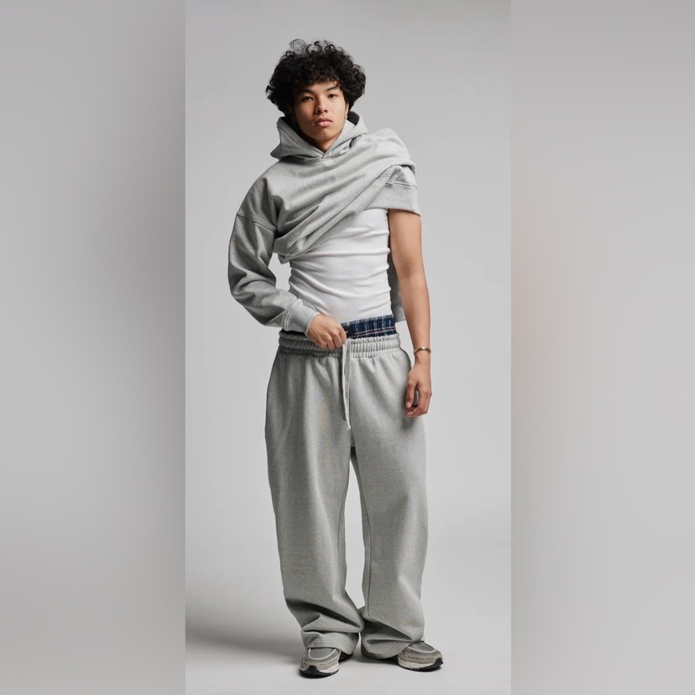 Grey Boxer Sweatpants - XXL